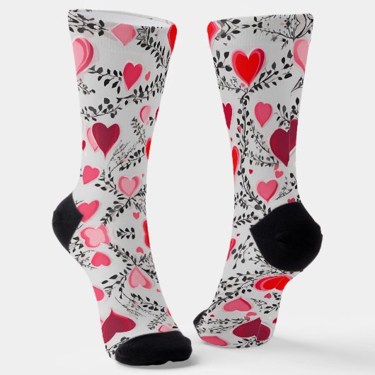 Valentijnse Sokken (Gebogen)