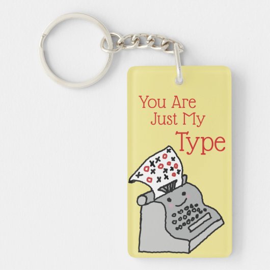 Valentijnse  spenderen nieuwheid Je bent gewoon mi Sleutelhanger (Voorkant)