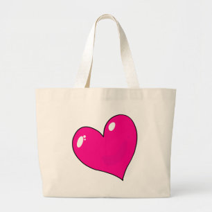 Valentijnse stutten grote tote bag