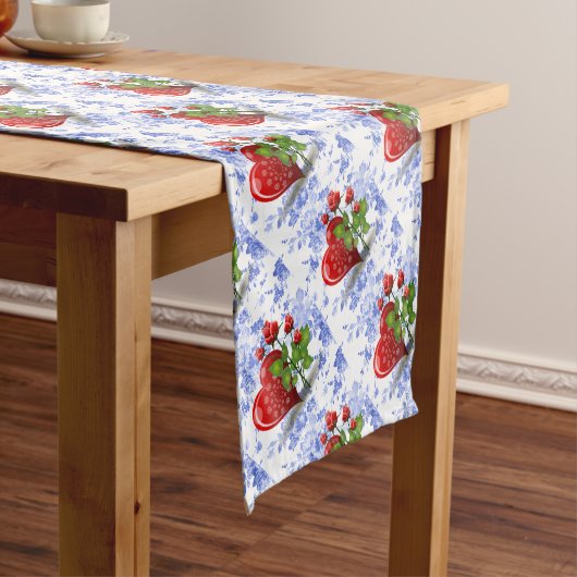 Valentijnse tablecloth Runner Korte Tafelloper (Voorbeeld)