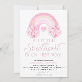 Valentijnse Uitnodiging, Lieverd Baby shower Kaart