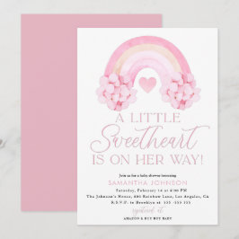 Valentijnse Uitnodiging, Lieverd Baby shower Kaart