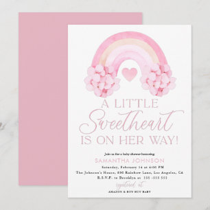 Valentijnse Uitnodiging, Lieverd Baby shower Kaart