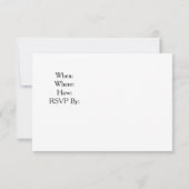 Valentijnse Uitnodiging van de Dinner Party van de (Achterkant)