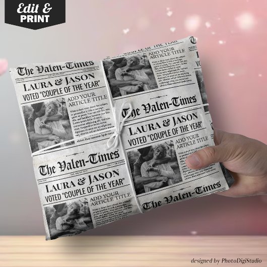 Valentijnse Unieke Verpakking Papier Koppels Kran