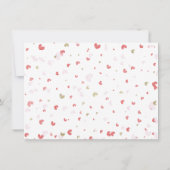 Valentijnsfeest Valentijnsdag Harten Rood Kaart (Achterkant)