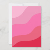 Valentijnsfeestje voor baby Groovy baby liefde bab Kaart (Achterkant)