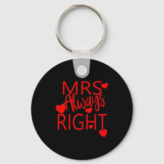 Valentijnsgeschenk voor vrouw van echtgenoot Mevro Sleutelhanger