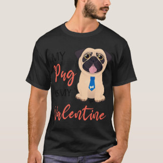 Valentijnsgruß, Pug-hond Valentijn, pug-hond liefh T-shirt