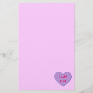 Valentijnshart Briefpapier