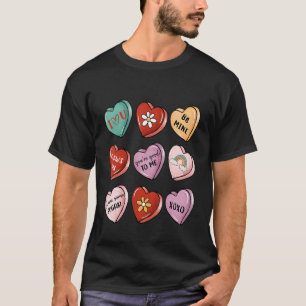 Valentijnshart Snoep Mannen Vrouwen en Kinderen Va T-shirt