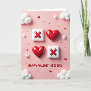 Valentijnsharten Boter-kaas-en-eieren Kaart