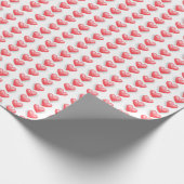 Valentijnsharten cadeaupapier (Hoek)