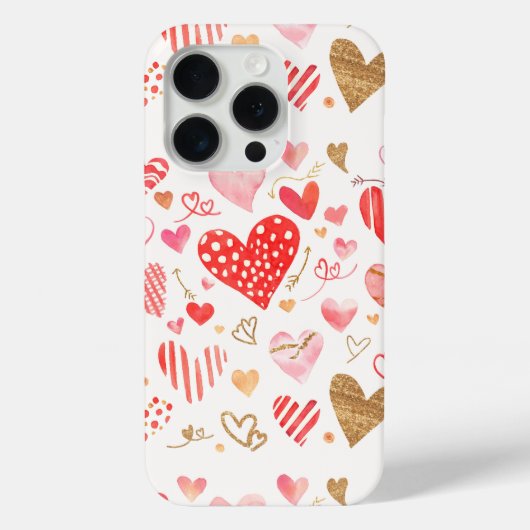 Valentijnsharten Case-Mate iPhone Case (Achterkant)
