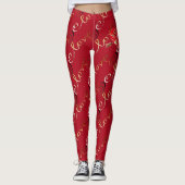 Valentijnsharten Leggings (Voorkant)