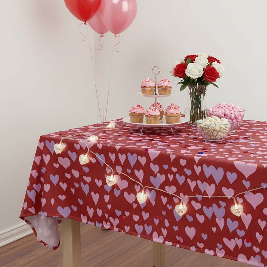 Valentijnsharten Tafelkleed