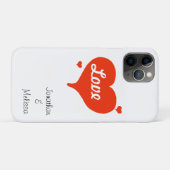 Valentijnshartjes PERSONALiseer Namen Case-Mate iPhone Case (Achterkant (horizontaal))