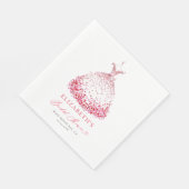 Valentijnshartjurk Whimsicale Bruiloftssalon Servet (Hoek)