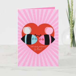 Valentijnskaart 'Bestemd om bij te zijn' Feestdagen Kaart