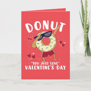 Valentijnskaart met Donut Kaart