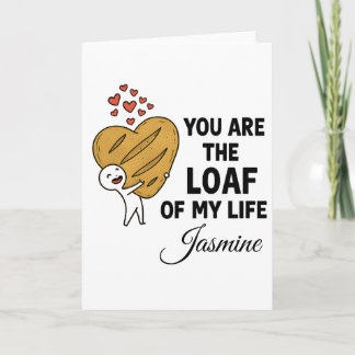 Valentijnskaart met eigen naam voor haar of hem kaart