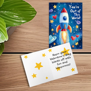 Valentijnskaart voor in de klas met lancering van bedankkaart