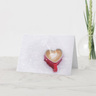Valentijnskaart voor koffieliefhebbers feestdagen kaart
