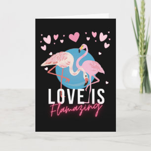 Valentijnskaart voor vrouw Liefde is Flamazing Kaart