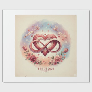 Valentijnskaarten mok set cadeaupapier
