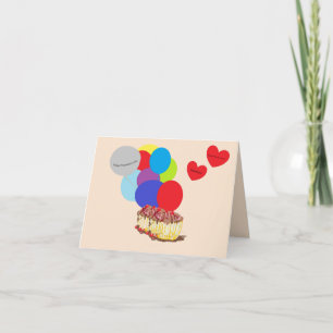 Valentijnskaarten: snoepjes feestdagen kaart