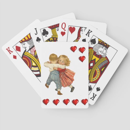Valentijnskaartspeldek Speelkaarten (Achterkant)