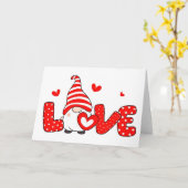 Valentijnskabouter kaart (Gele Bloem)