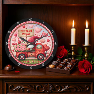 Valentijnskabouter Sweetheart Express Grote Klok