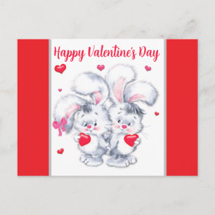 Valentijnske Konijntjes Briefkaart