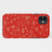 Valentijnspatroon Case-Mate iPhone Case (Achterkant (horizontaal))