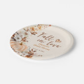 Valentijnspompoen Bruidsfeest Papieren Bord (Gekanteld)