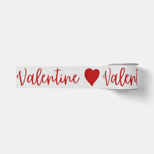 Valentijnsrode Glitterlinten Band Grosgrain Lint