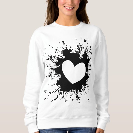 Valentijns's Basic Vrouwen Sweatshirt (Voorkant)