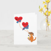 Valentijns's Birthday Kaart : Scoops van de liefde (Gele Bloem)