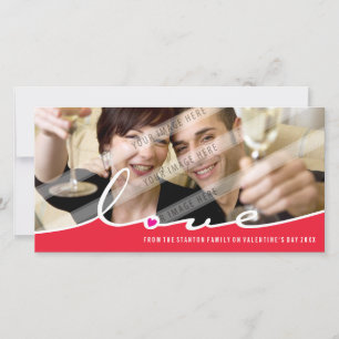VALENTIJNS'S FOTOKAART :: liefde verdelen 5L Feestdagenkaart