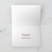 Valentijns's Funny Bulldog Kaart (Binnen)