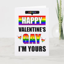 Valentijns's Gay met LGBTQ Rainbow