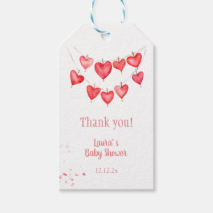 Valentijns's Little Sweetheart Pink Baby Cadeaulabel