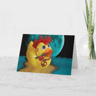 Valentijns's Peace Ducky Feestdagen Kaart