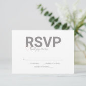 Valentijnsthema Watercolor Reactie RSVP Kaarten (Staand voorkant)