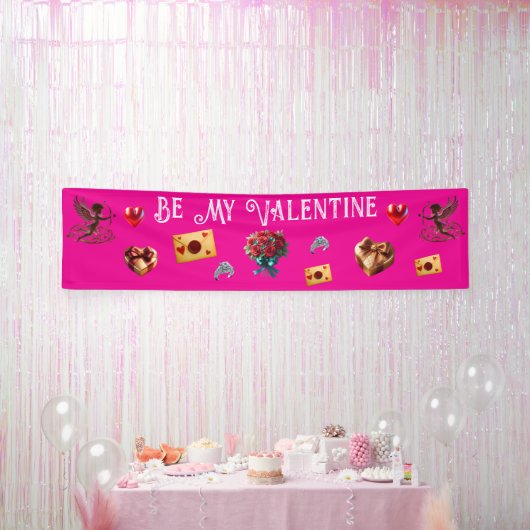 Valentijnsvaandel Spandoek (Feest)