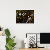 Valentin de Boulogne Christus en de Volwassenen Poster (Thuiskantoor)