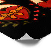 Valentine 67 Meme Six Seven Funny Gen Alpha  Poster (Hoek)