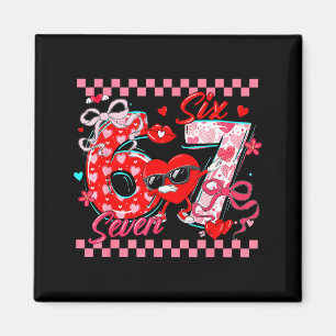 Valentine 67 Six Seven Meme Dabbing Hartjes Matchi Magneet