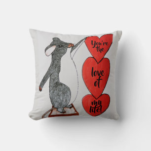 VALENTINE AMOUR DE MON coussin DE SOURIS DE VIE